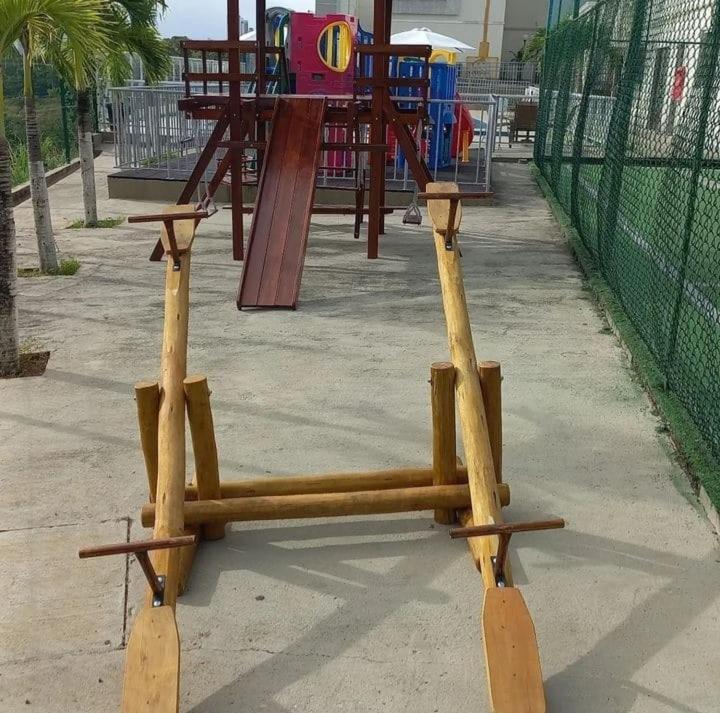 Apartamento Mobiliado Para Temporada Em Condominio Fechado João Pessoa Esterno foto